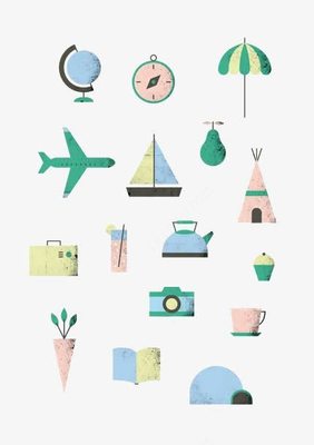 让生活更可爱 卡通日常用品免抠PNG设计元素